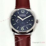 Knock off Panerai Radiomir Gmt PAM 00323 Auto Watch Brown Leather Strap